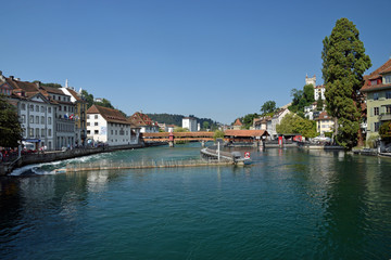 Fototapeta na wymiar Town of Lucerne