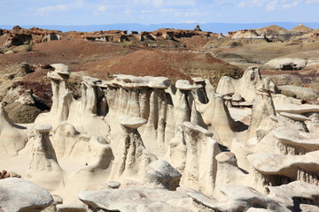 Hoodoos und Badlands Bisti Wilderness Area New Mexico USA