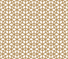 Seamless pattern based on Japanese ornament Kumiko