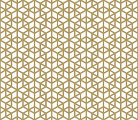 Seamless pattern based on Japanese ornament Kumiko