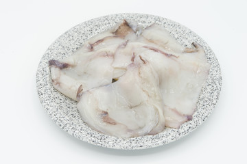 Fototapeta na wymiar Cuttlefish Isolated fresh