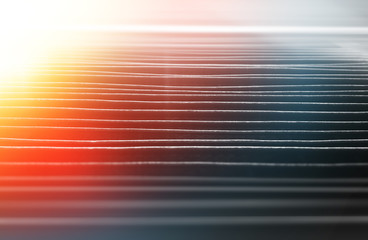 Horizontal lines with dramatic light leak backdrop