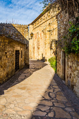 Naklejka premium Pals, an medieval town in Catalonia, Spain