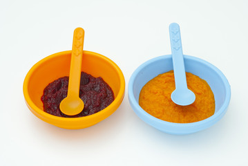 baby foods from pumpkin and beet