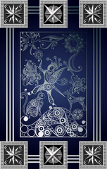 Graphical illustration of a Tarot card 6_2