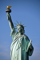 Fototapeta premium Statue of Liberty in the sun