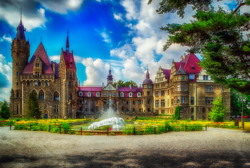 Pałac w Mosznej, Polska © Senatorek
