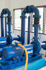Pump motor in Water Treatment Plant