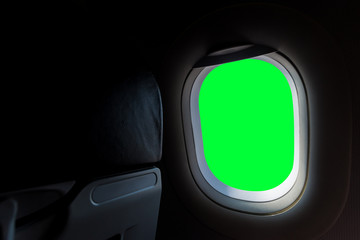 windows green screen in aircraft