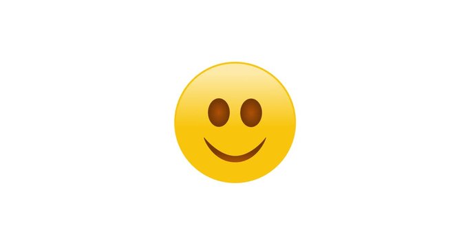 Emoji pack on white background, Happy sad love angry emojis