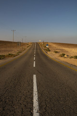 the road to the Dead Sea