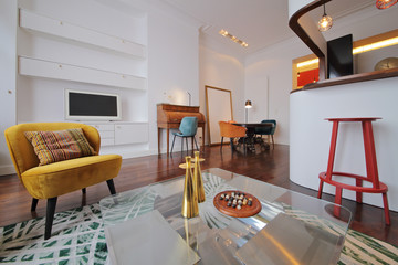 appartement rénové design 
