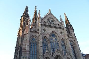Fototapeta na wymiar cathédrale de mulhouse en france