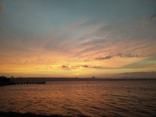 Coucher de soleil sur le Bosphore