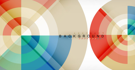 Obraz premium Vector circle abstract background