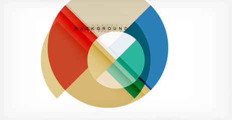 Obraz premium Vector circle abstract background