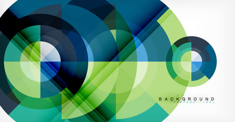 Obraz premium Wektorowy okręgu abstrakta tło