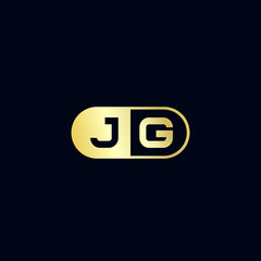 Initial Letter JG Logo Template Design