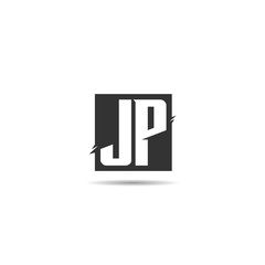 Initial Letter JP Logo Template Design