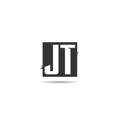 Obraz premium Initial Letter JT Logo Template Design