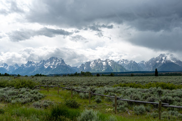 Storm in the Tetons