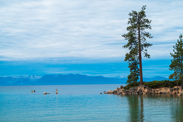 Naklejka premium Sand Harbor Beach Lake Tahoe Nevada State Park