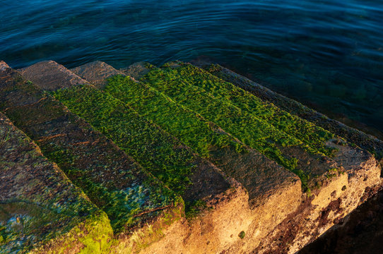 Treppe ins Meer