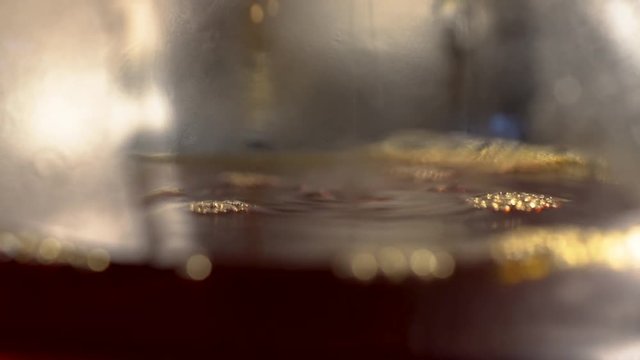 cold brew coffee drops 4K video