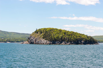 Naklejka premium Island off the coast of Maine