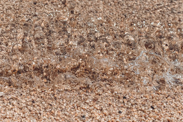 Beach pebble texture