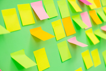 Many reminders in business concept