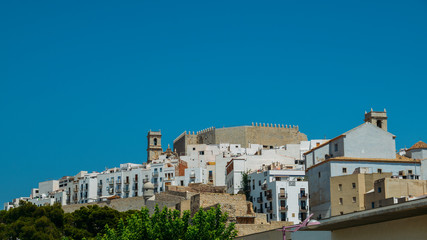 Peniscola, Castellon, Spain Panoramic view