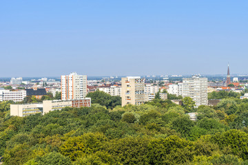 Fototapeta premium Sanierter Plattenbau
