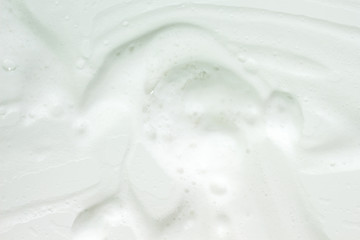 Bubbles foam white washing shower