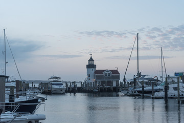 Saybrook Point at sunrise, Connecticut