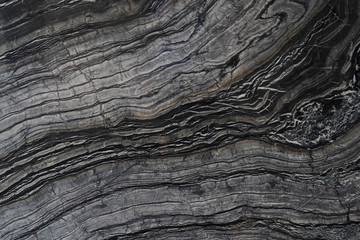 Black and grey marble
