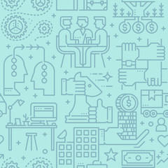 Business seamless vector pattern