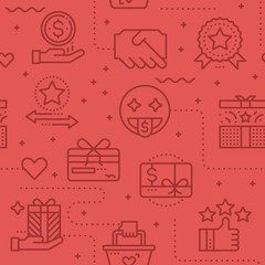 Reward seamless vector pattern