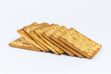 A STACK OF CRACKERS