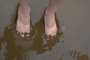 Toes in the Sand
