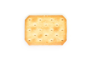 craker on white background.