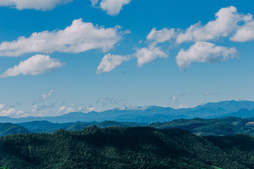 landscape Mountain and blue sky 