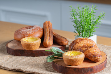 Various breads and a cup of coffee are popular combination of breakfast or brunch to modern people. One of Important habits for a healthy lifestyle is that no matter how busy you are, don't skip meals