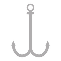 anchor metal isolated icon