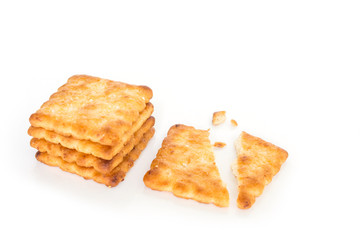 Heap Cracker square broken on white background.