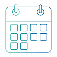calendar reminder isolated icon