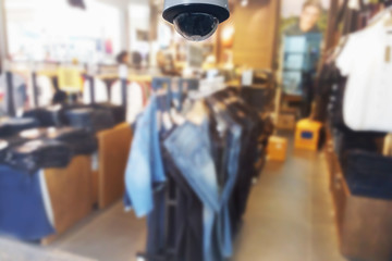 blurred photo, Blurry image,inside of the clothes shop,background