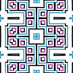 Abstract seamless texture or background in blue, black, white and purple color