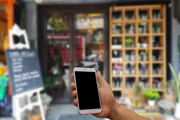 blurred photo, Blurry image,Flower shop,background