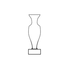 Cup award silhouette